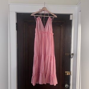 Anthropologie Cleobella Eyelit Halter Dress